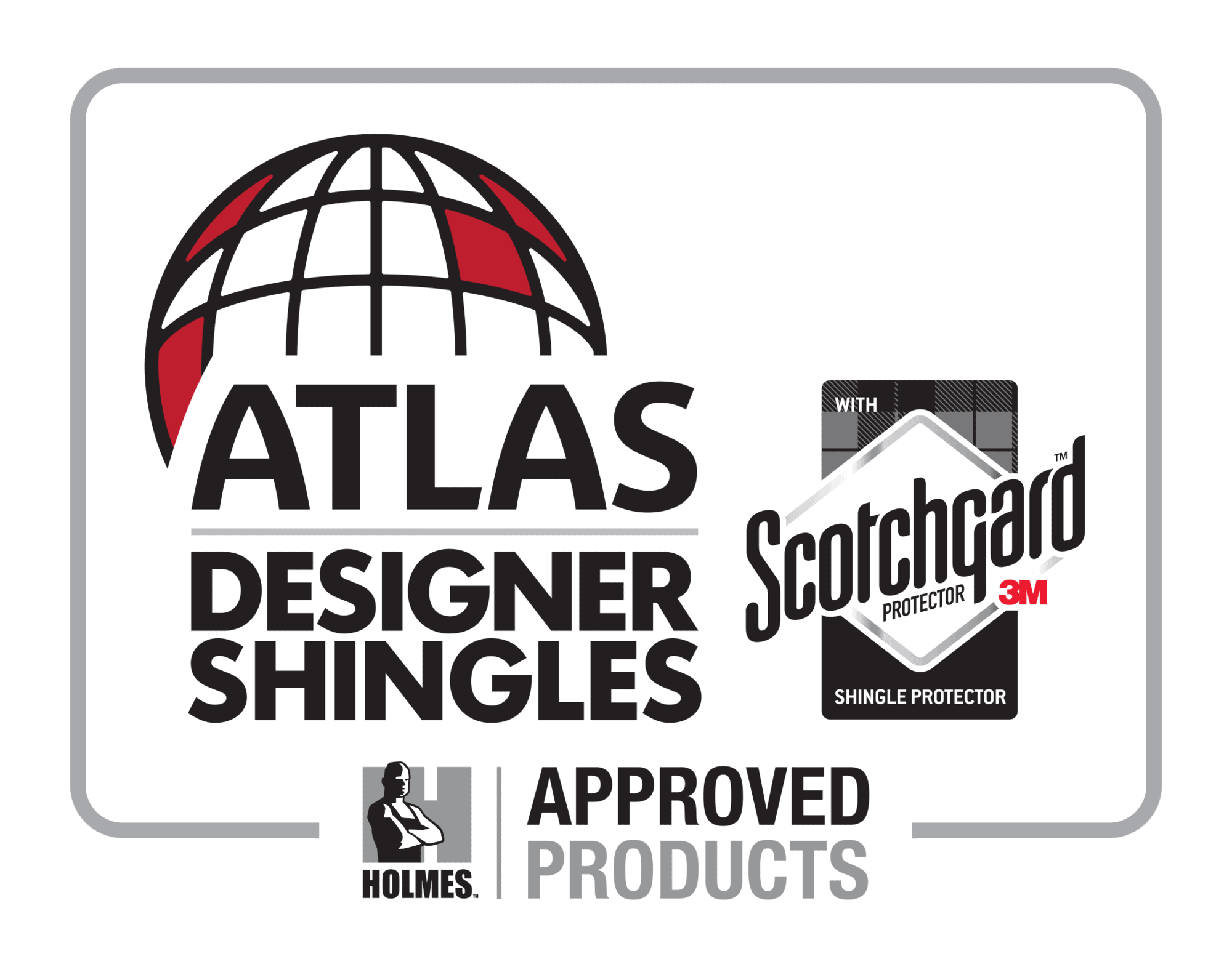 Atlas Designer Shingles with Scotchgard Protector approved products